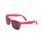 Custom Imprinted Kids Single Color Matte Sunglasses - Pink