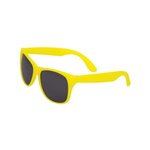 Custom Imprinted Kids Single Color Matte Sunglasses - Yellow