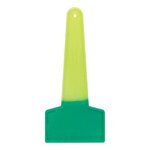 Custom Imprinted Large Mood Ice Scraper,Full Color - Yellow To Green