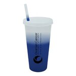 Custom Imprinted Mood 26 oz. Tumbler with Lid and Straw -  