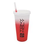 Custom Imprinted Mood 26 oz. Tumbler with Lid and Straw -  