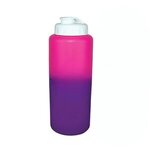 Custom Imprinted Mood(TM) 32 oz. Grip Bottle with Flip Top Cap - Pink to Purple