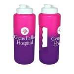 Custom Imprinted Mood(TM) 32 oz. Grip Bottle with Flip Top Cap -  