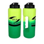 Custom Imprinted Mood(TM) 32 oz. Grip Bottle with Flip Top Cap -  