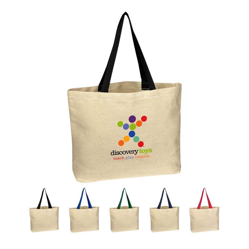 Main Product Image for Custom Imprinted Natural Cotton Canvas Tote Bag Full Color