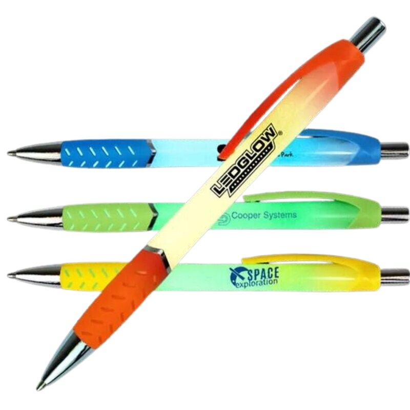 Main Product Image for Custom Imprinted Nite Glow Grip Pen - Full Color