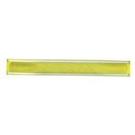 Custom Imprinted Nylon Reflective Snap Band - Yellow