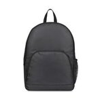 Custom Imprinted Repeat Lite Recycled Poly Backpack - Black