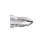 Custom Imprinted Rocket Bank - Silver