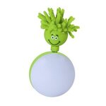 Custom Imprinted Shaggy Twirlerz Mini Screen Cleaner, Full Color - Lime Green