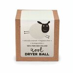 Custom Imprinted Single Wool Dryer Ball Full Color - Kraft Brown