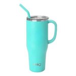 Custom Imprinted Swig(R) 40 oz. Mega Mug Laser Standard - Aqua