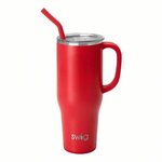 Custom Imprinted Swig(R) 40 oz. Mega Mug Laser Standard - Red