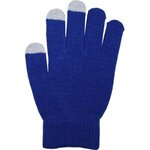 Custom Imprinted Touch Screen Gloves, Full Color Digital - Blue