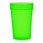 Custom Imprinted Translucent Stadium Cup Full Color 17 oz. - Transparent Green