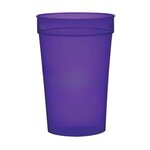 Custom Imprinted Translucent Stadium Cup Full Color 17 oz. - Transparent Purple