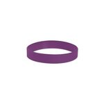 Custom Imprinted USA Screen Printed Silicone Bracelet - Purple