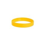 Custom Imprinted USA Screen Printed Silicone Bracelet - Yellow