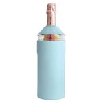 Custom Imprinted Vinglace(R) Wine Bottle Insulator - Cool Blue