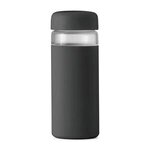 Custom Imprinted W&P Wide Mouth Glass Bottle 16 Oz. - Charcoal