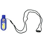 Custom Imprinted Whistle/COB Light Lanyard Full Color -  