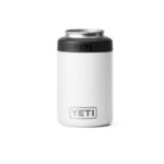 Custom Laser Engraved Yeti Rambler Can Cooler 12 oz - White