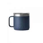 Custom Laser Engraved Yeti Rambler Stackable Mug 14oz - Navy Blue