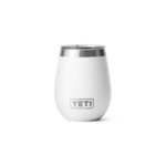 Custom Laser Engraved Yeti Rambler Wine Tumbler 10oz - White