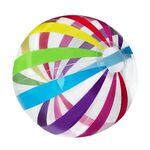 Custom Printed 16" Striped Beach Ball -  