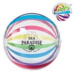 Custom Printed 16" Striped Beach Ball -  