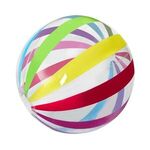 Custom Printed 16" Striped Beach Ball -  