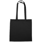 Custom Printed 4 oz. Cotton Tote Bag - Black