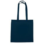 Custom Printed 4 oz. Cotton Tote Bag Full Color - Navy Blue