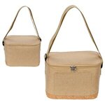 Custom Printed Carina RPET & Cork Insulated Cooler Bag - Medium Natural