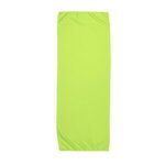 Custom Printed Cooling Towel - Full Color - Lime Green