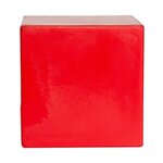 Custom Printed Cube Stress Reliever - Red