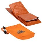 Custom Printed Easy-Pak Emergency Poncho with Whistle -  