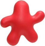 Custom Printed Gel Man Stress Reliever - Red