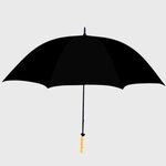 Custom Printed Golf Umbrella with RainAlertz App - Black