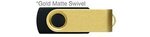 Custom Printed iClick 3.0 USB 128GB - Black w/ Gold Swivel