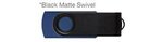 Custom Printed iClick 3.0 USB 128GB - Navy w/ Black Swivel