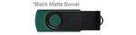 Custom Printed iClick USB 128GB - Forest Green w/ Black Swi