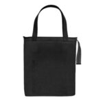 Custom Printed Insulated Tote Bag - Black