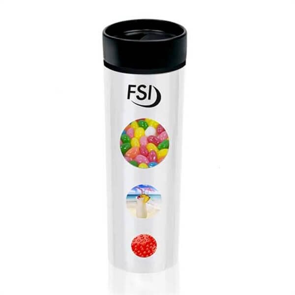 Main Product Image for Custom Printed Paper Insert Tumbler with 3 display areas