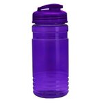 Custom Printed Rpet Bottle with Flip Top Lid - Digital 20 Oz - T. Violet