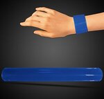 Custom Printed Slap Bracelet 8 3/4 inch - Blue