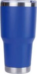 Custom Printed Stainless Steel Vacuum Tumbler 30oz - Blue