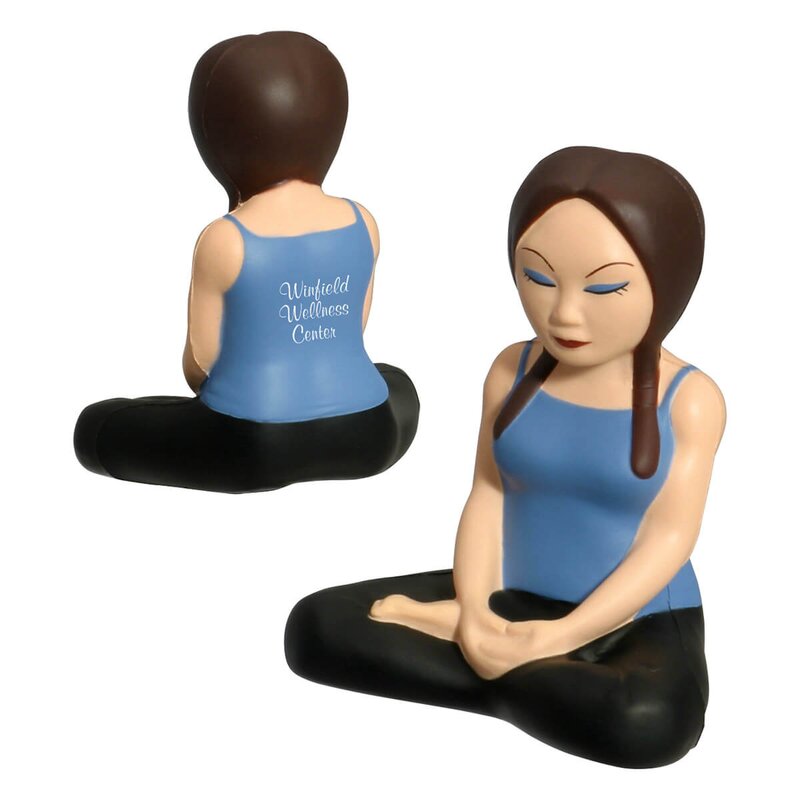 Main Product Image for Custom Printed Stress Reliever Yoga Girl