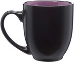 Custom Printed Two Tone Ceramic Mug 16 Oz. - Purple