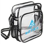 Diamond Clear TPU Messenger Bag - Clear